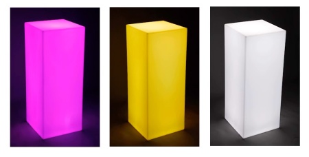 Светильник Колонна 30х180  питание от АКБ, RGB