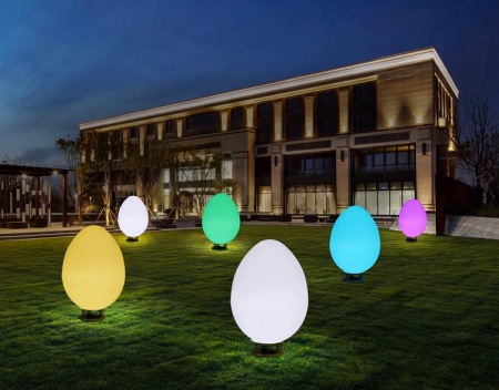 Светильник Яйцо 43х80 питание от 220, RGB Светильник Яйцо 43х80 питание от 220, RGB