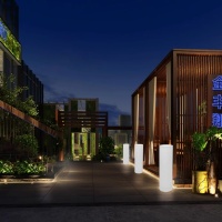 Светильник Цилиндр 40х40 питание от 220, RGB