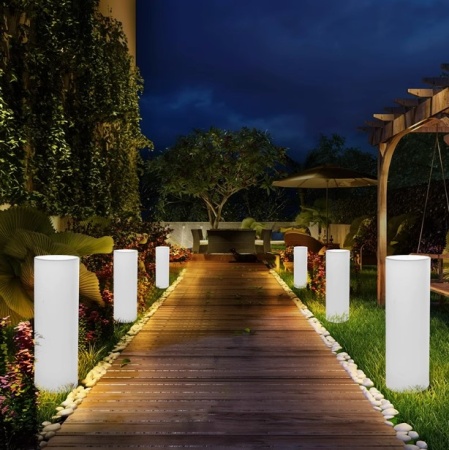 Светильник Цилиндр 40х40 питание от АКБ, RGB