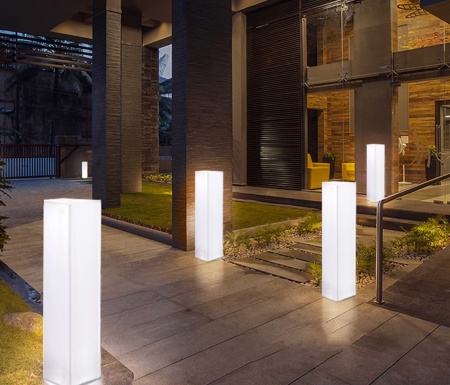 Светильник Колонна 30х180 питание от сети 220В, RGB